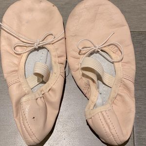 Angelo Luzio Full Sole Leather Ballet Slipper 201C, Size 13M